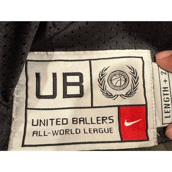 Nike United Ballers Polo Men’s XXL Black Blue Mesh #23 All-World League - Picture 7 of 9